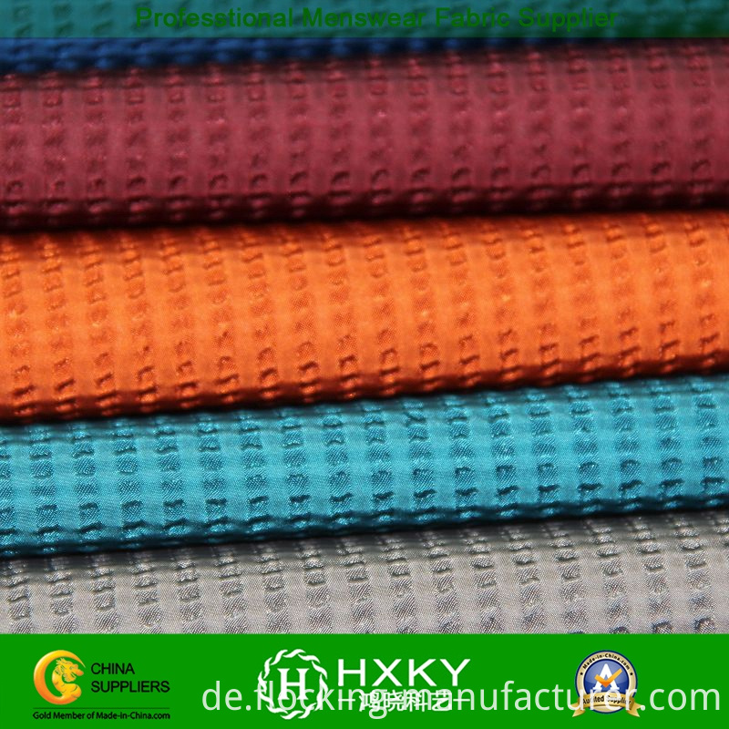 Bubble Plaids Design with Poly Semi Memory Fabric